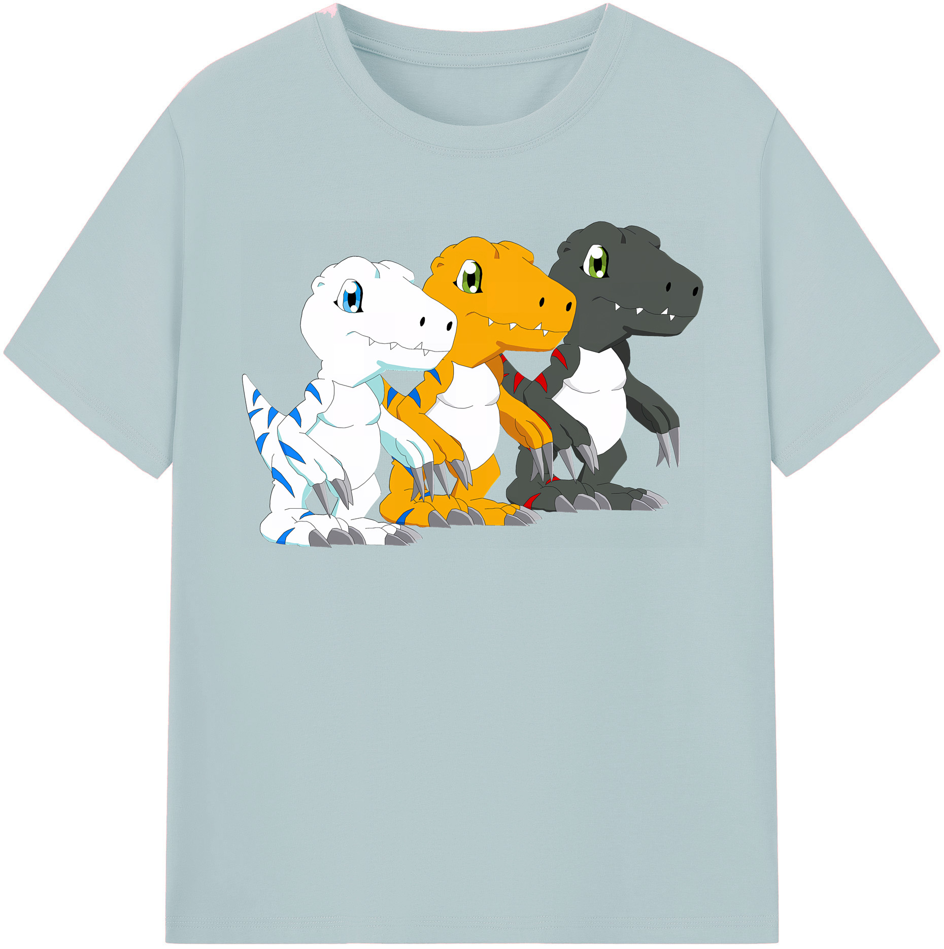 （画像用） Digimon デジタルモンスター/デジモン 綿100％半袖Tシャツ（フロントプリント）